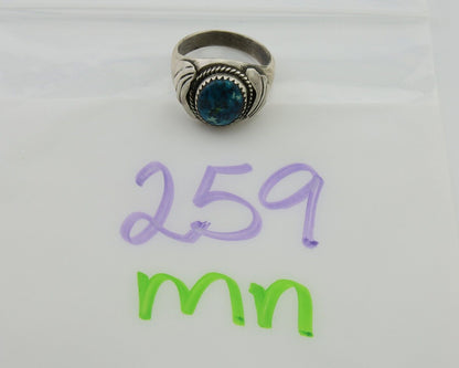 Navajo Ring 925 Silver Turquoise Turpen's Pawn Vault Artist Native C.80's