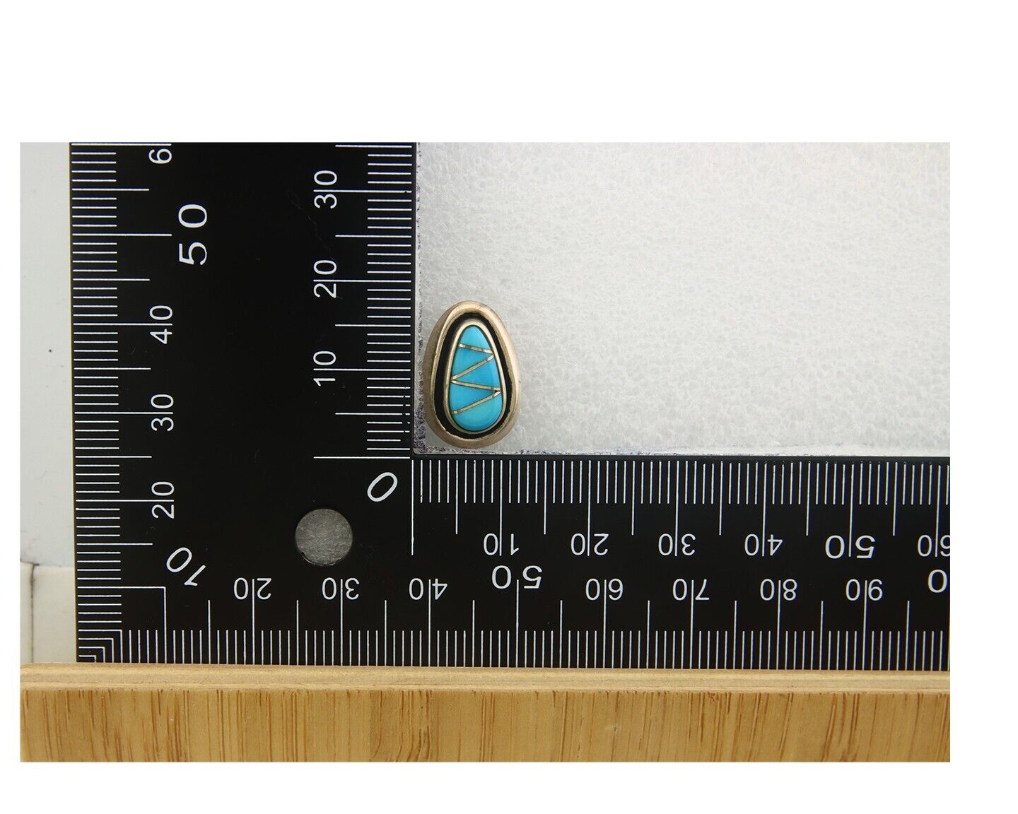 Navajo Earrings 925 Silver Handmade Natural Turquoise Signed W Musket Jr C80s