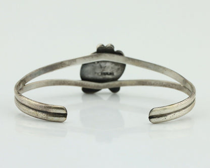 Navajo Slave Bracelet 925 Silver Arizona Turquoise Native American Artist C.80's