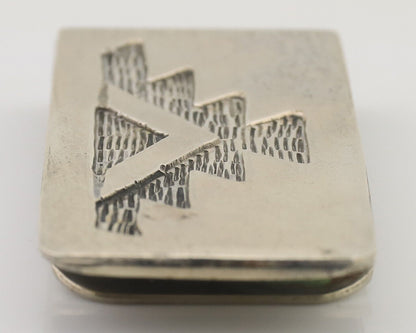 Navajo Money Clip Handmade .925 Silver & .999 Nickle C.80's