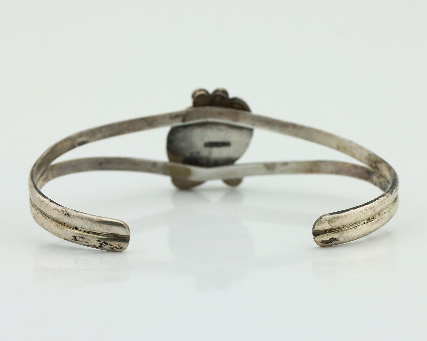 Navajo Slave Bracelet 925 Silver Arizona Turquoise Native American Artist C.80's