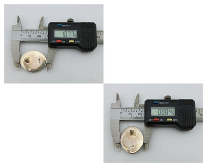 Navajo Earrings 925 Silver Kingman Turquoise Signed M Begay C.80s