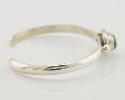 Navajo Kingman Turquoise Bracelet 925 Silver Artist Native American C.80's