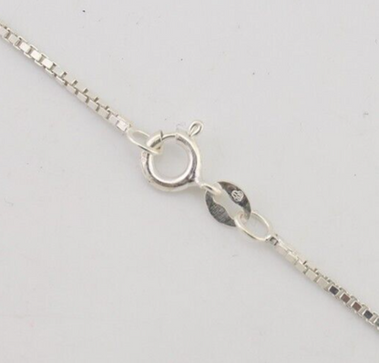Navajo Necklace 925 Silver Natural Turquoise Signed Sunset C.85