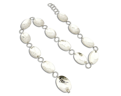 Navajo Concho Belt .925 Silver & 14k GP Signed WHT C.80's