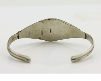 Navajo Bracelet 925 Silver Blue Spiderweb Turquoise Native American C.80's