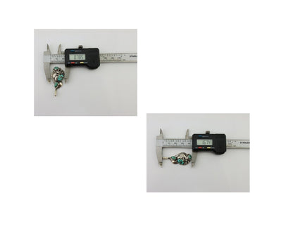 Navajo Pendant 925 Silver Natural Bisbee Turquoise Signed Tom Willeto C.80's