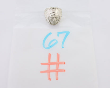 Indian Chief Ring 925 Sterling Silver SOLID CAST 925 STERLING SILVER Size 9.75