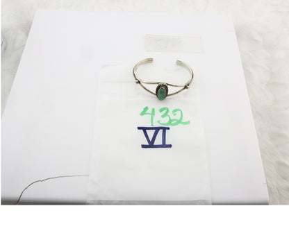 Vintage Navajo Bracelet 925 Silver Turquoise Tranditional Handmade Signed Gecko