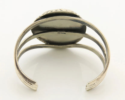 Navajo Cuff Bracelet Sterling Silver Turquoise Vintage Handmade