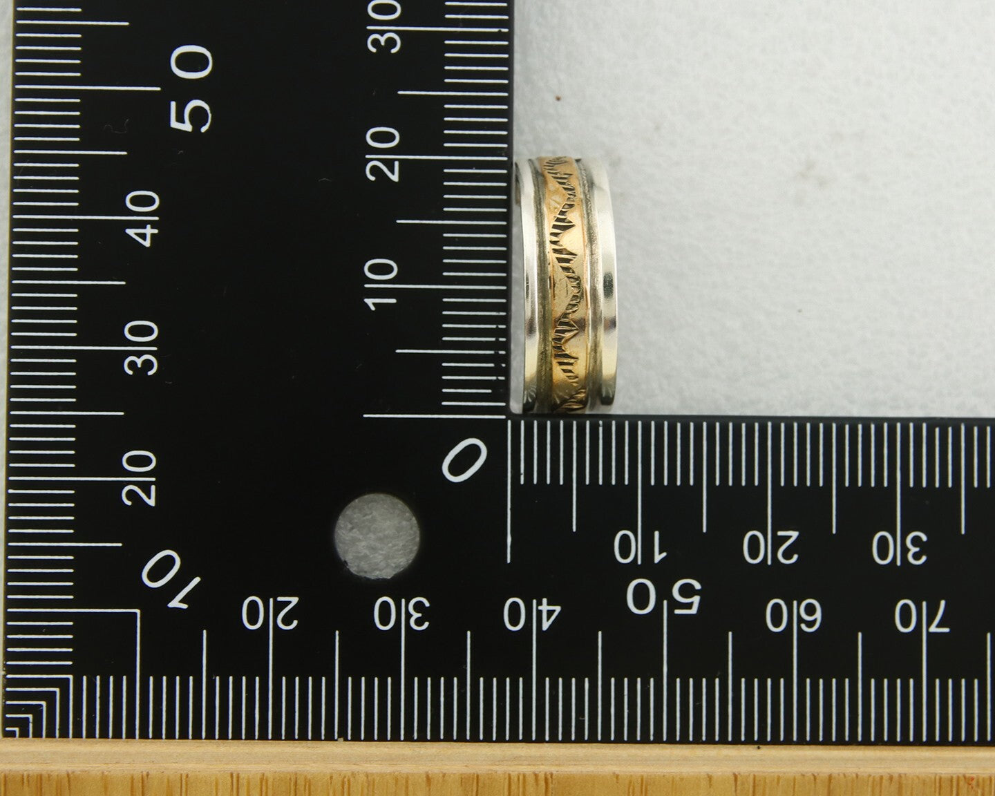 Navajo Hoop Earrings 925 Silver & Gold Artist Signed Randall Endito C.80's