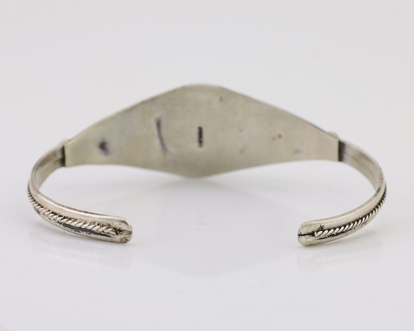 Navajo Handmade Bracelet 925 Silver Arizona Turquoise Native American C.80's