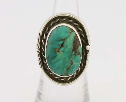 Navajo Handmade Ring 925 Silver Turquoise Native American Artist C.80's