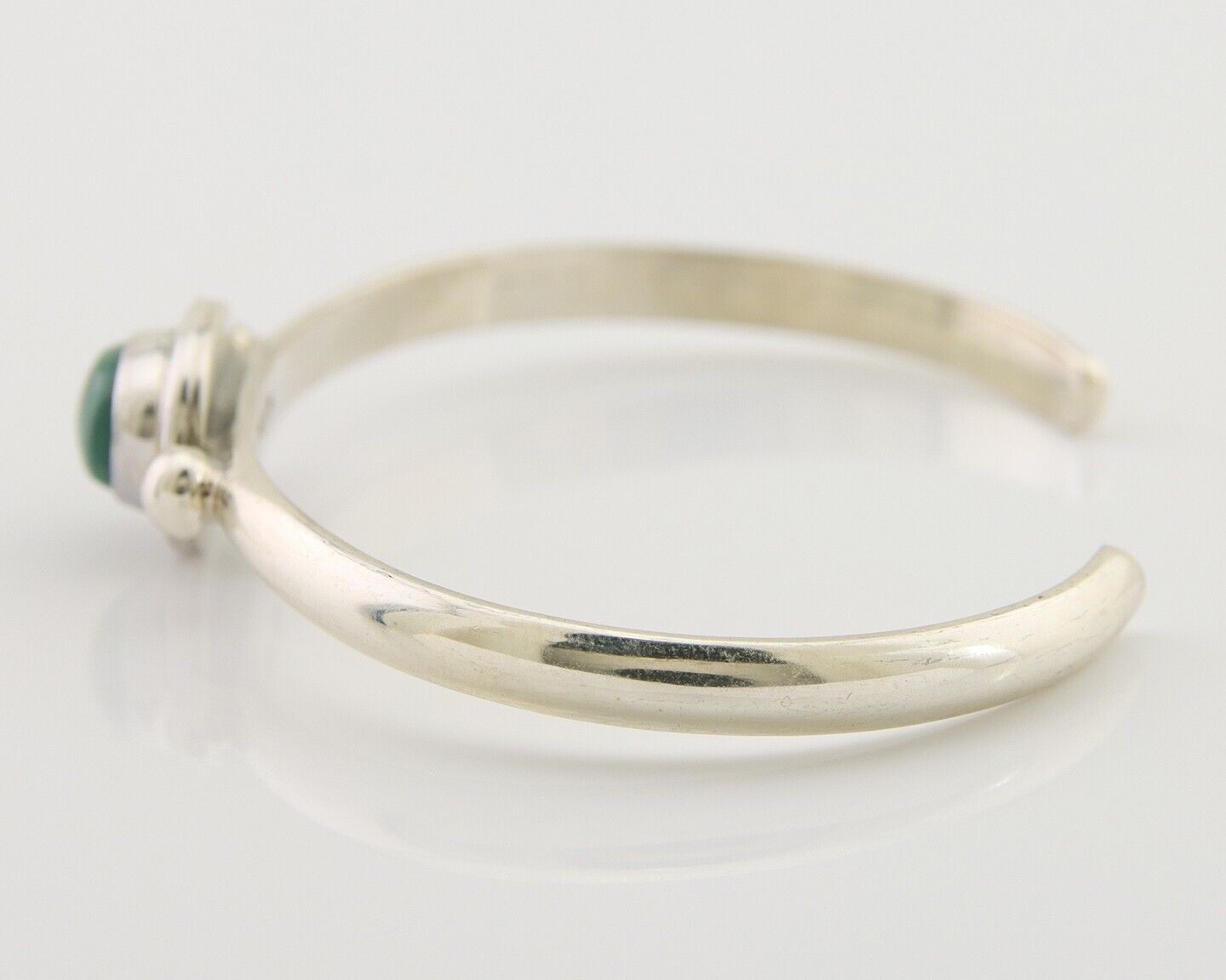 Navajo Kingman Turquoise Bracelet 925 Silver Artist Native American C.80's