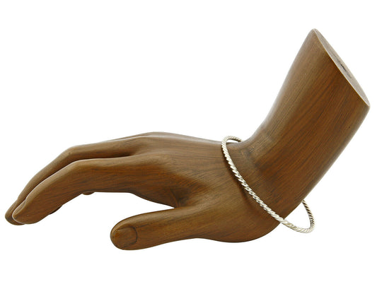 Navajo Rare Handmade Baby Hand Spun .925 SOLID Sterling Silver Bracelet