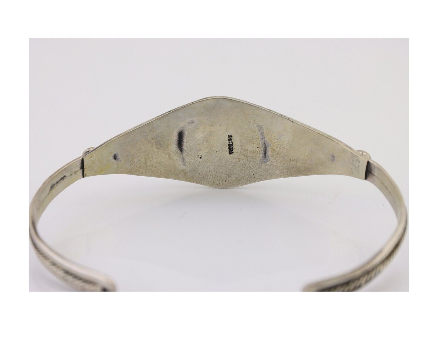 Navajo Handmade Bracelet 925 Silver Arizona Turquoise Native American C.80's