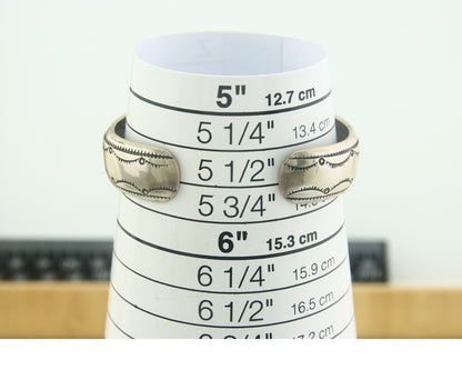 Navajo Bracelet 925 Silver Inlaid Coral Turquoise Cuff Artist Signed LB C.80's