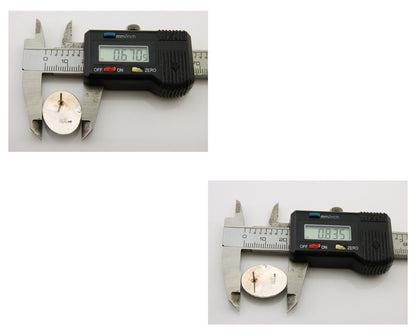 Navajo Earrings 925 Silver Natural Blue Native American Artist C.80's