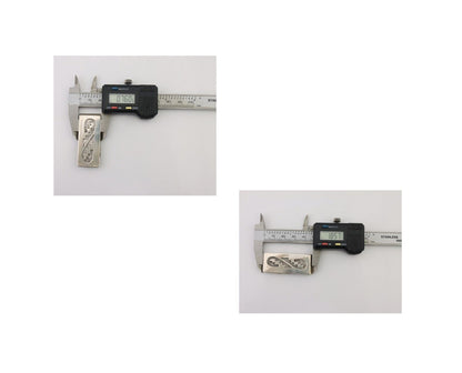 Navajo Money Clip Handmade .925 Silver & .999 Nickle C.80's