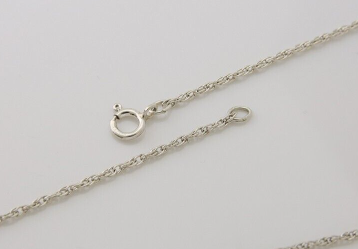 Navajo Necklace 925 Silver Natural Turquoise Artist Signed SLJ? C.80's