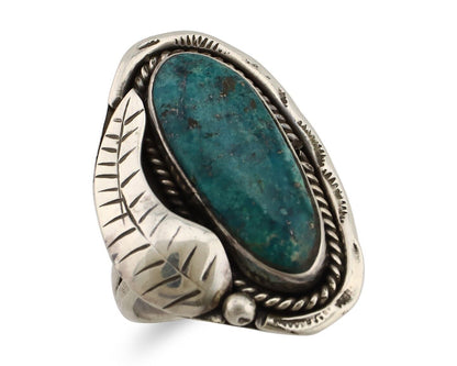 Navajo Handmade Ring 925 Silver Turquoise Native American Artist C.80's