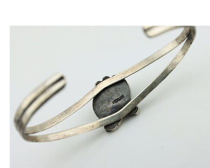 Navajo Slave Bracelet 925 Silver Natural SB Turquoise Native American C.80's