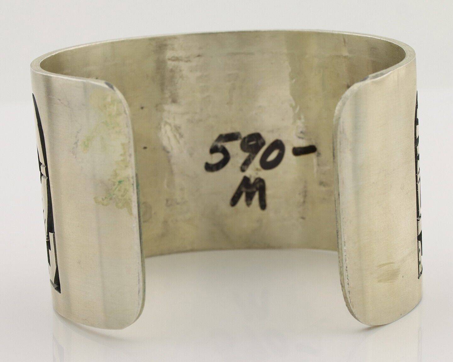 Navajo Kokopelli Bracelet 925 Silver Native American Artist Handmade C.80's