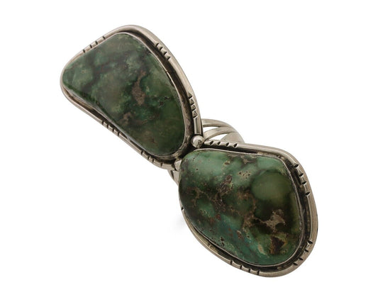 Navajo Ring 925 Silver Royston Turquoise Native American Artist C.80's