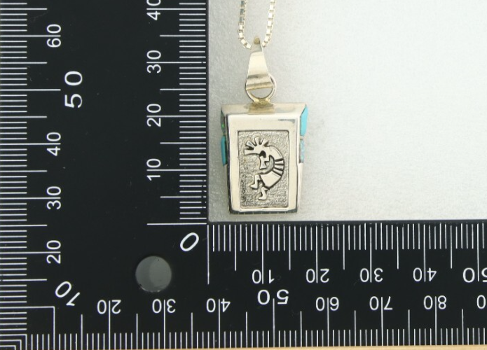 Navajo Sterling Silver Necklace Handmade Authentic Vintage Signed Leonard Jim