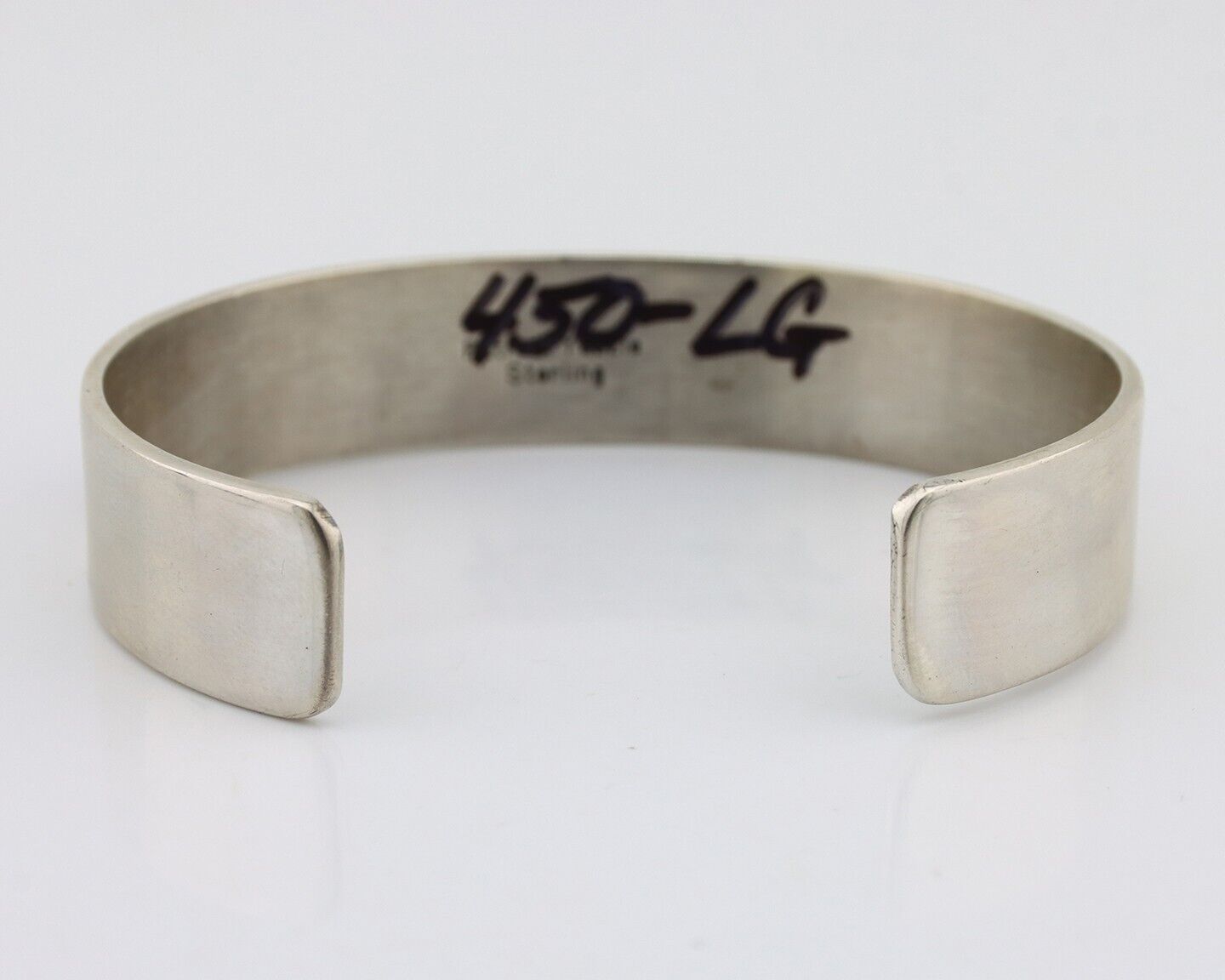 Navajo Bracelet 925 Silver Natural Red Coral Artist Signed Patrick Yazzie C.80's