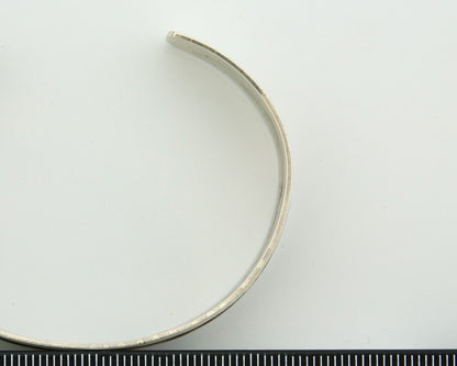 Navajo Bracelet 925 Silver & 12K Gold Cuff Artist Signed Randall Endito C.80's