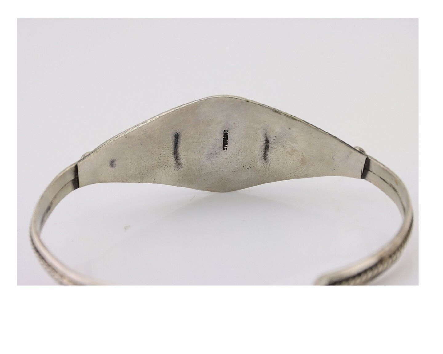 Navajo Handmade Bracelet 925 Silver Arizona Turquoise Native American C.80's