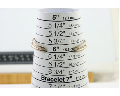 Navajo Bracelet 925 Silver Turquoise Cuff Artist Signed MC C.80's