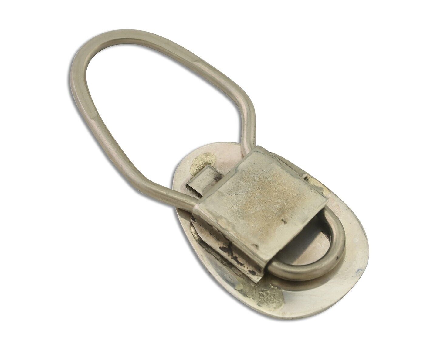 Navajo Hand Stamped Key Chain .925 Silver Handmade Native American Artist C.80's