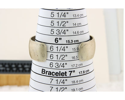 Hopi Bracelet 925 Silver Handmade Cuff Artist Signed AA C.80's