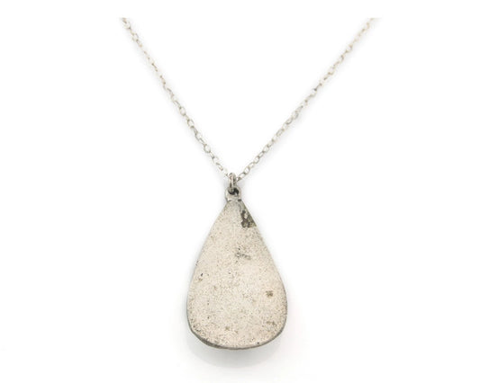 Navajo Necklace Sterling Silver Natural Blue Turquoise Vintage Handmade