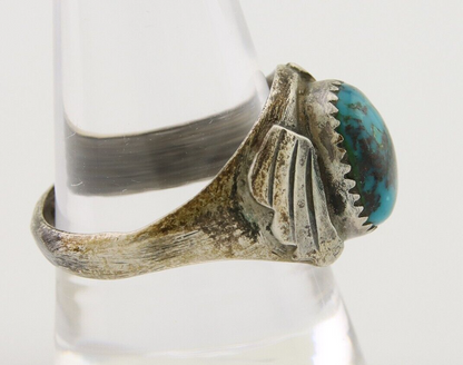 Navajo Ring 925 Silver Turquoise Turpen's Pawn Vault Artist Native C.80's