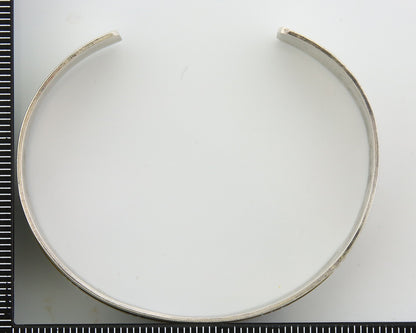 Navajo Bracelet 925 Silver & 12K Gold Cuff Artist Signed Randall Endito 80's