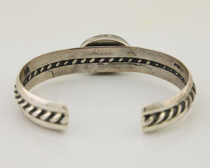 Navajo Natural Southwest Turquoise Bracelet 925 Silver Artist Native American