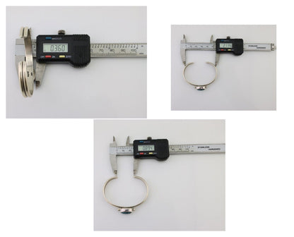 Navajo Cuff Bracelet 925 Silver Natural Blue Turquoise Native American C.80's