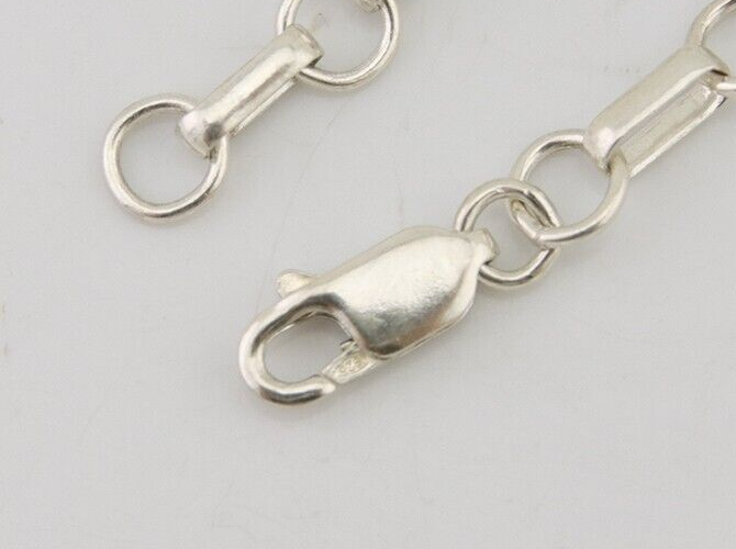 Navajo Necklace 925 Silver Natural Turquoise Artist Signed Sunrise C80s