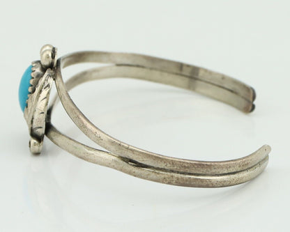 Navajo Slave Bracelet 925 Silver Natural SB Turquoise Native American C.80's