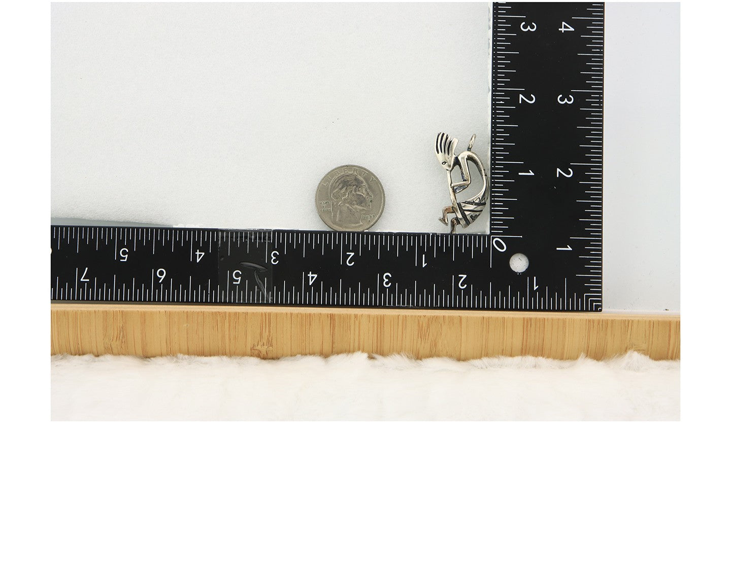 Navajo Kokopelli Pendant Sterling Silver Authentic Traditional Native American