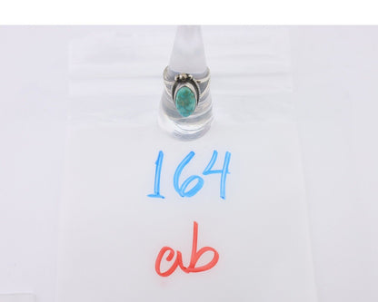 Navajo Ring 925 Silver Natural Blue Turquoise Artist Signed Jack Whittaker C.80s