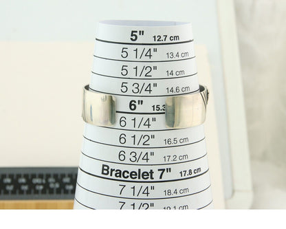 Navajo Bracelet Gold & 925 Silver Handmade 16 mm Wide Signed Thomas Singer C80s