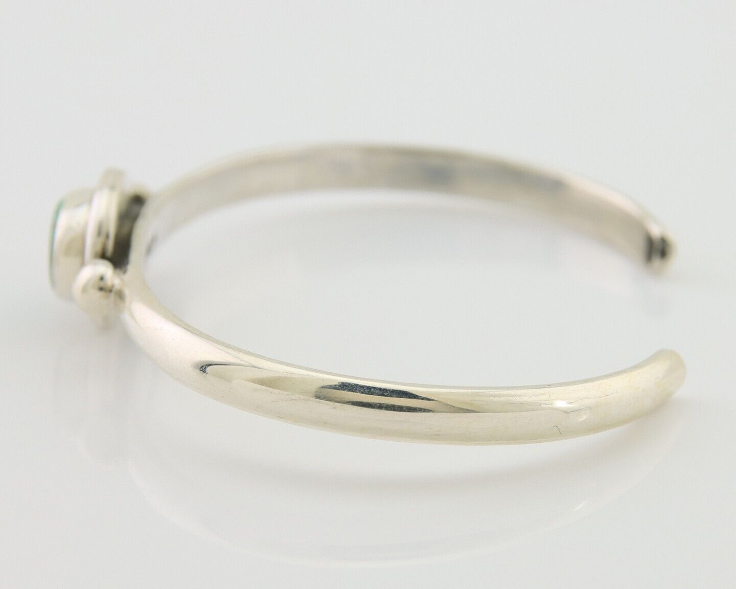 Navajo Kingman Turquoise Bracelet 925 Silver Artist Native American C.80's