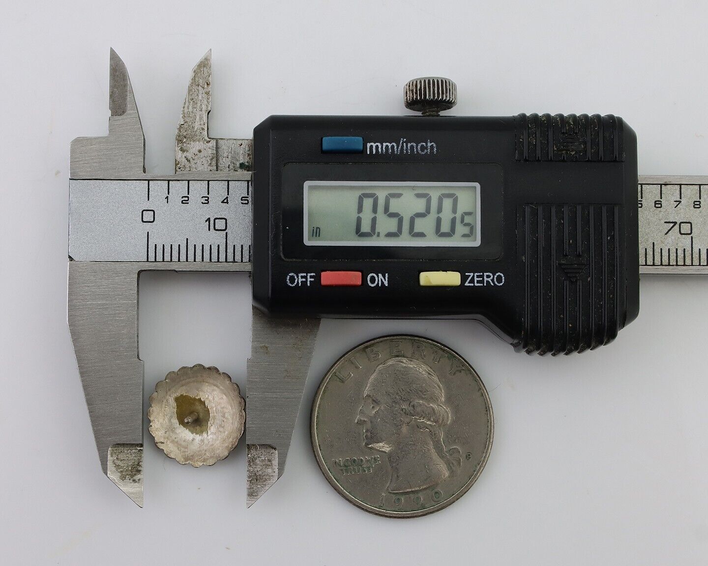 Navajo Small Shield Earrings 925 Silver Native American Artist C.80's