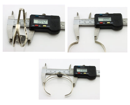 Navajo Bracelet 925 Silver Kingman Turquoise Artist Signed IJC C.80's