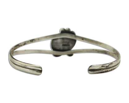 Navajo Slave Bracelet 925 Silver Arizona Turquoise Native American Artist C.80's
