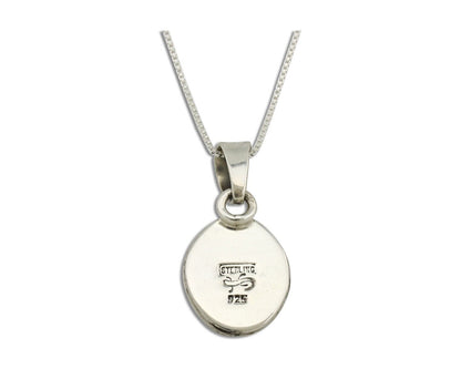 Navajo Necklace 925 Silver Arizona Turquoise Handmade Signed Gecko C.90's